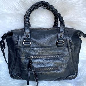 Pour la Victoire Pebble Leather Bag Satchel Shoulder Mint